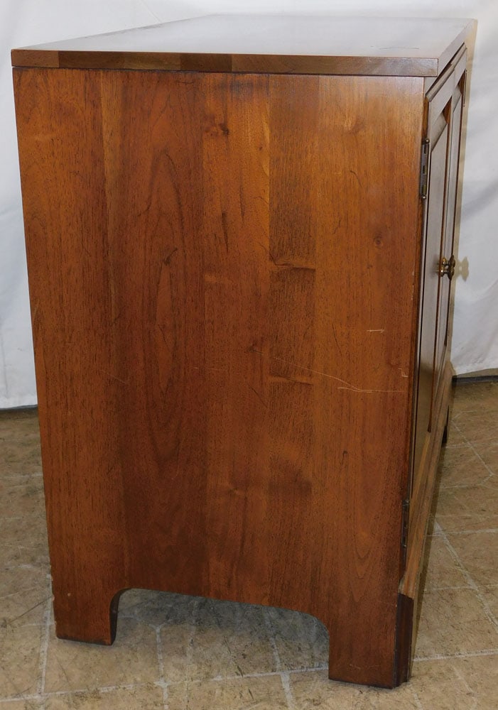 Walnut Two Door Cabinet - 4