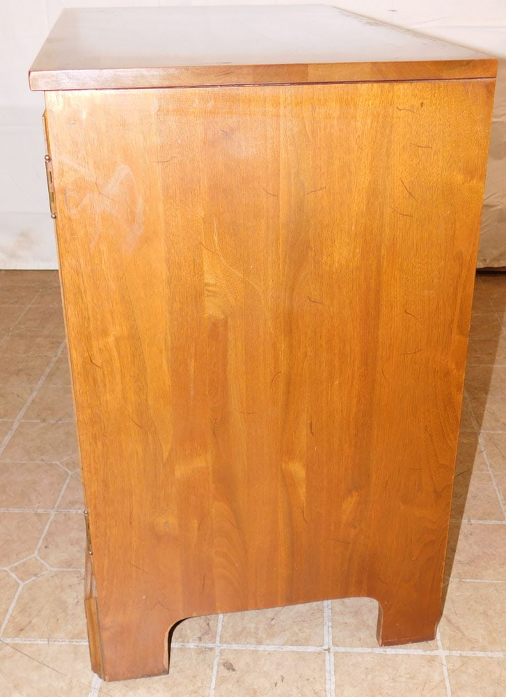 Walnut Two Door Cabinet - 5