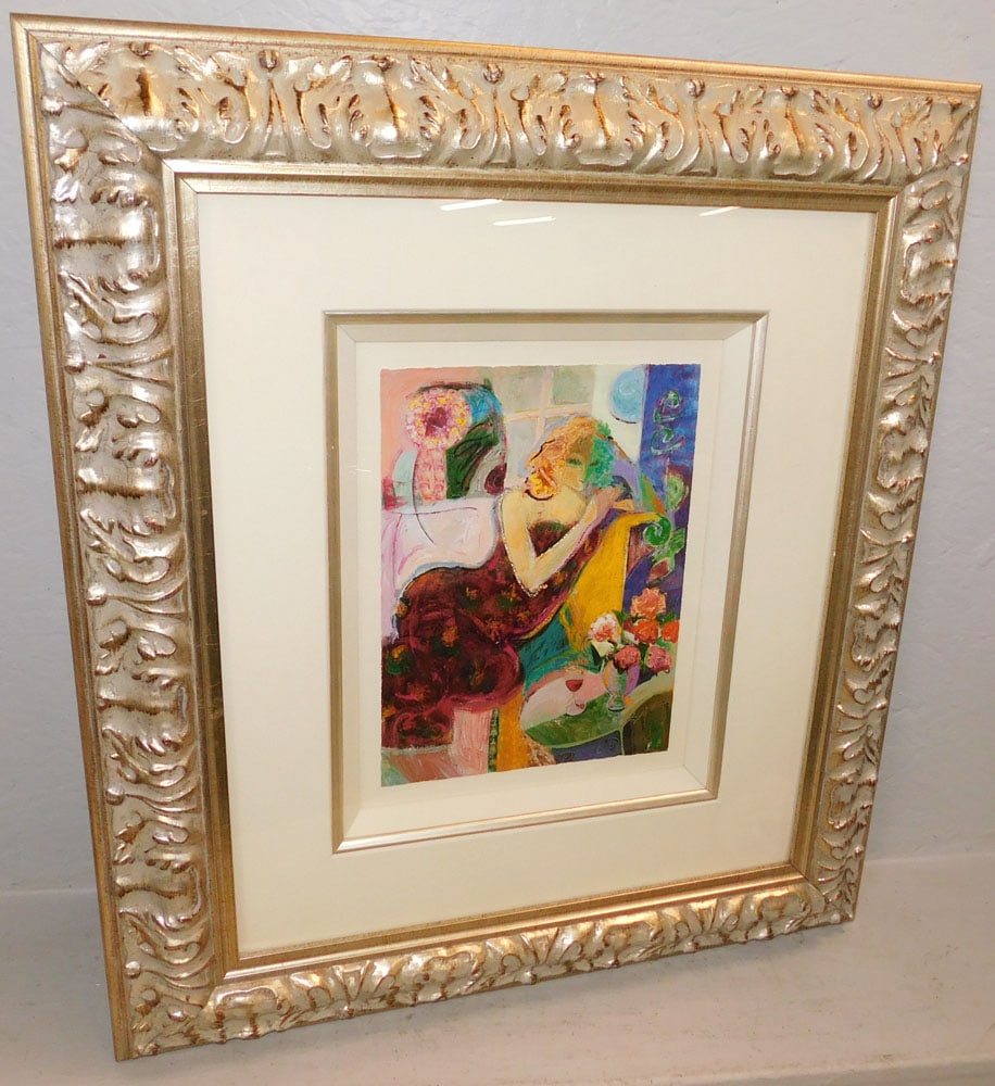 Framed Giclee on Paper in Ornate Frame: Framed Giclee on Paper in Ornate Frame . 27 1/2" x 20" ALL DESCRIPTIONS AND ANY CONDITION STATEMENT GIVEN BY LANGSTON AUCTION GALLERY ARE STRICTLY OPINIONS AND LANGSTON'S SHALL HAVE NO RESPONSIBILITY 