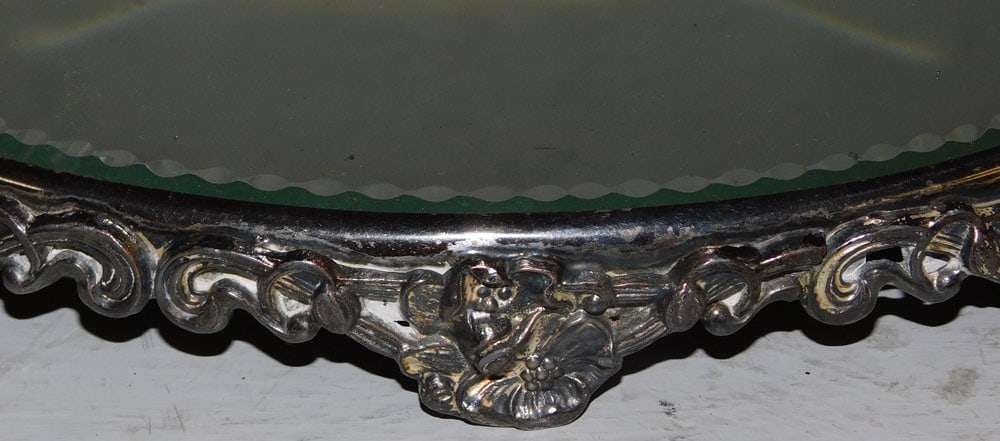 Silverplated & Mirror Plateau - 3
