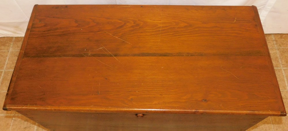 Antique Pine Blanket Chest - 2