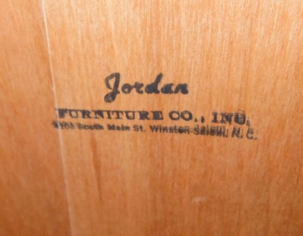 Walnut Two Over Three Drawer Chest - 7