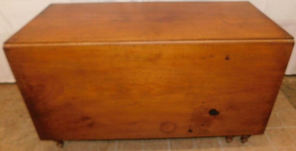 19th Century Mahogany Drop Leaf Dining Table (1 of 5)