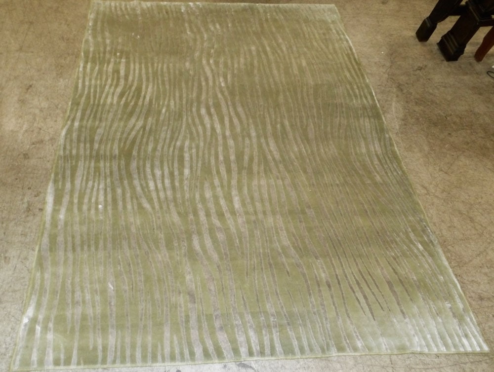 7' 11" x 10' 9" Modern Rug: 7' 11" x 10' 9" Modern Rug. ALL DESCRIPTIONS AND ANY CONDITION STATEMENT GIVEN BY LANGSTON AUCTION GALLERY ARE STRICTLY OPINIONS AND LANGSTON'S SHALL HAVE NO RESPONSIBILITY FOR ERRORS OR OMISSIONS. TH