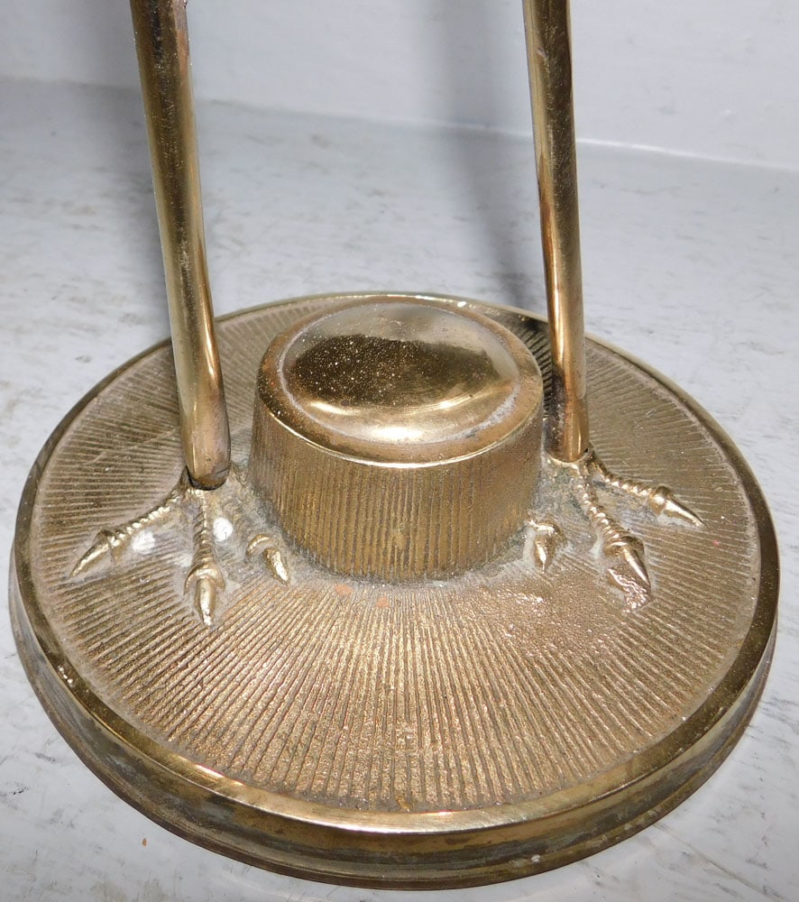 Brass Heron Figure - 4