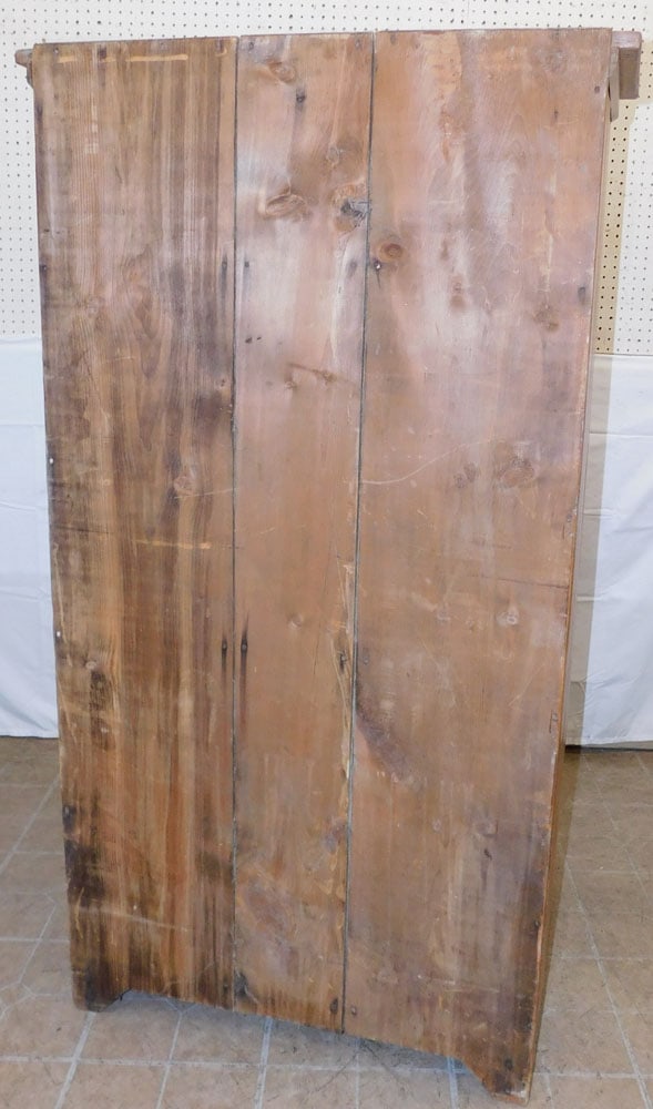 Antique Pine Open Bookshelf - 4