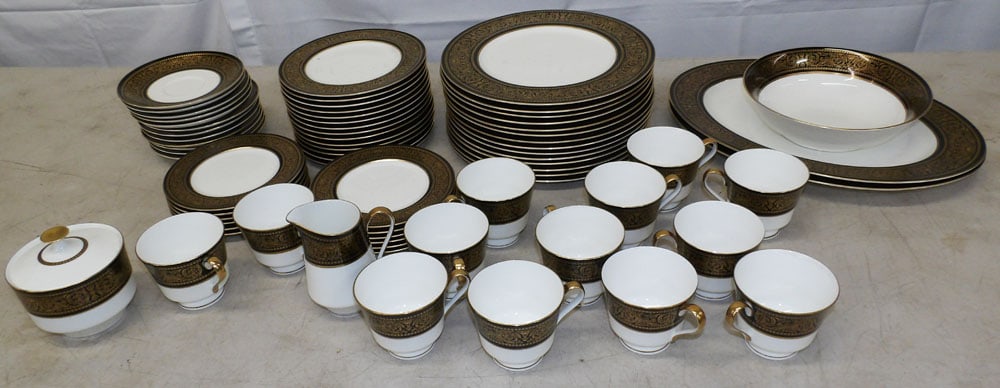 Seventy Pieces of Mikasa Bone China, "Narumi" (1 of 4)