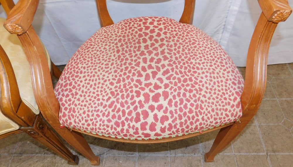 Two Cherry Webb Back Arm Chairs - 4