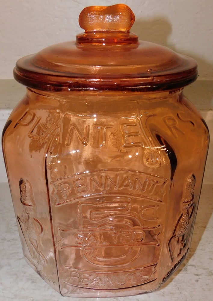 Country Store Glass Five Cent Peanut Jar (1 of 5)