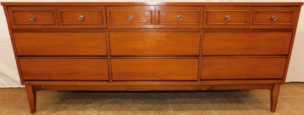 Walnut Mid Century Modern Credenza by Dixie (1 of 9)