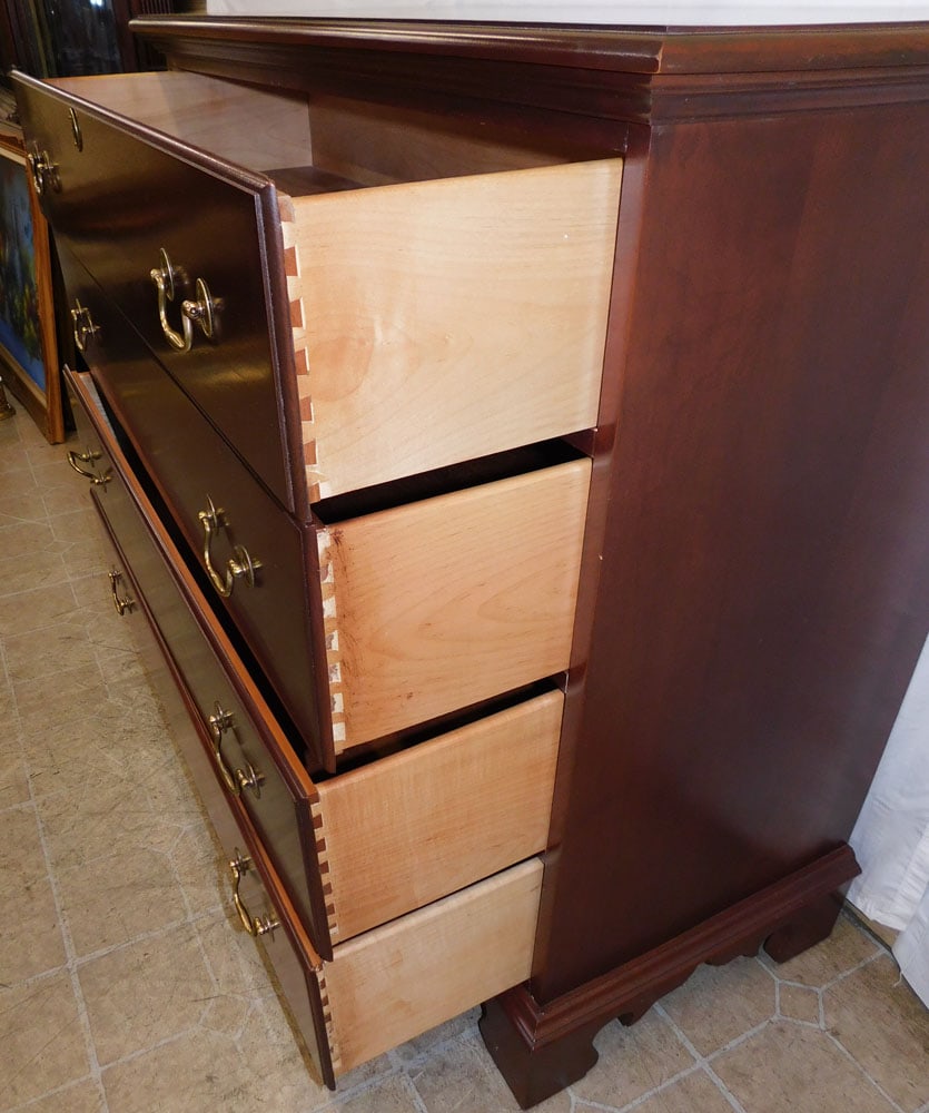 Cherry Four Drawer Chest - 3