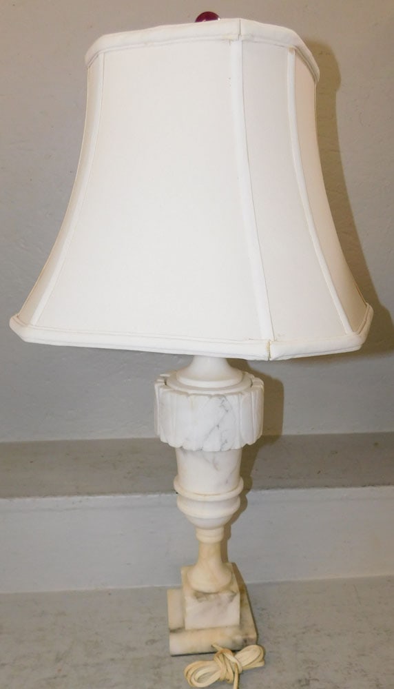 Alabaster Urn Lamp - 4