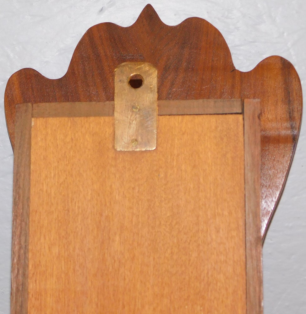 Bench Made Walnut Hickory Dickory Dock Wall Clock - 6