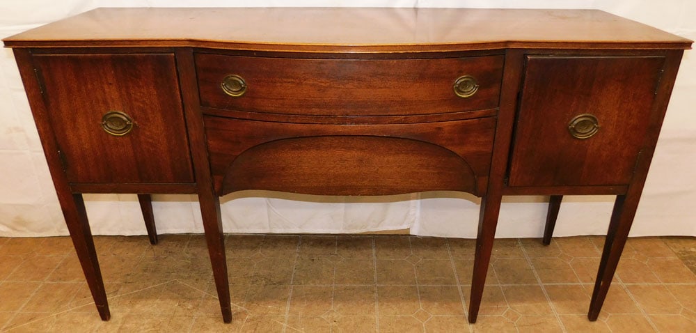 Mahogany Sideboard by Tomlinson of High Point: Mahogany Sideboard by Tomlinson of High Point. 37" H 66" W 22" D ALL DESCRIPTIONS AND ANY CONDITION STATEMENT GIVEN BY LANGSTON AUCTION GALLERY ARE STRICTLY OPINIONS AND LANGSTON'S SHALL HAVE NO RESPO