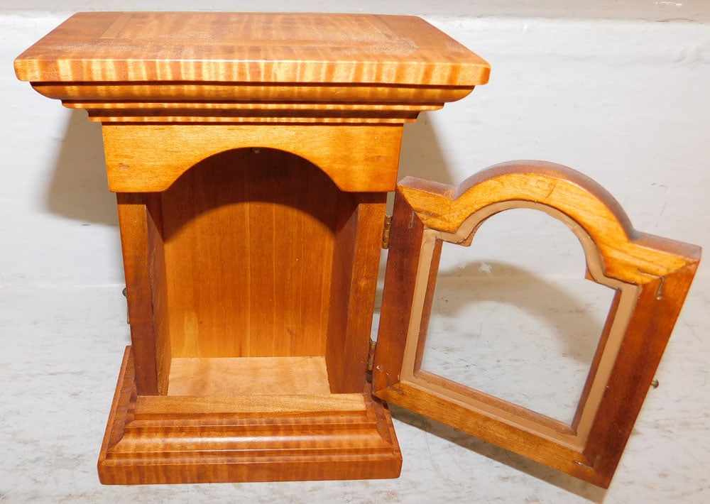 Bench Made Tiger Maple Pocket Watch Case - 3