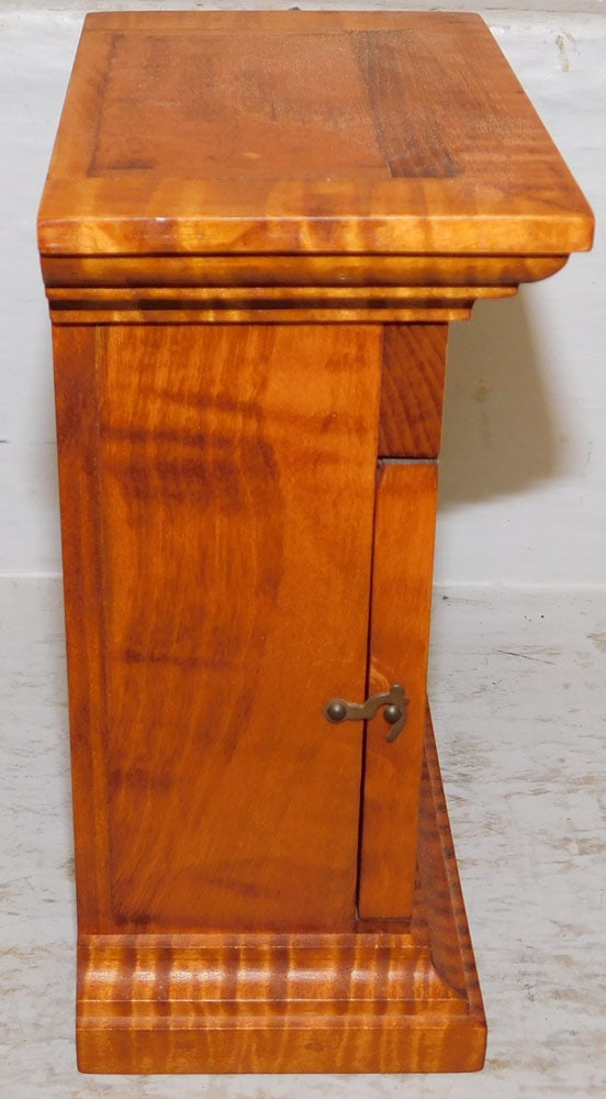 Bench Made Tiger Maple Pocket Watch Case - 4