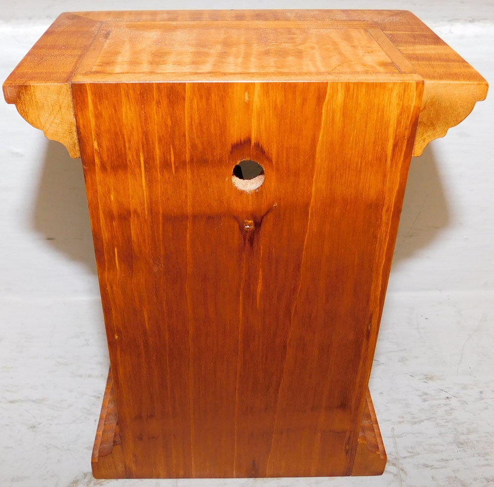 Bench Made Tiger Maple Pocket Watch Case - 5