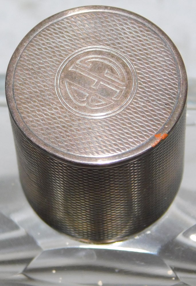 Two Sterling Top Perfume Bottles - 3