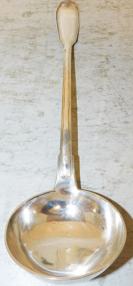 Antique Coin Silver Ladle, 7.66 ozt. (1 of 6)