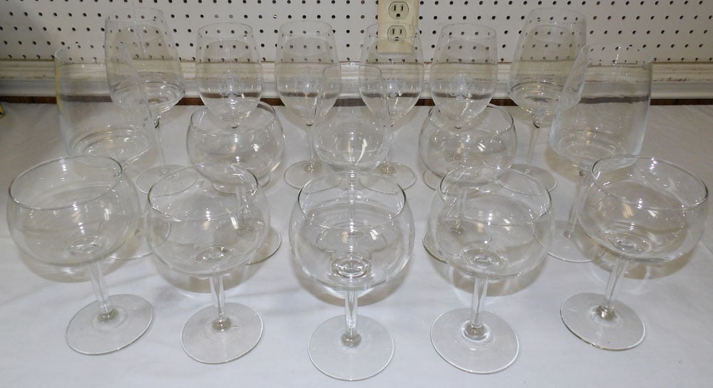 Lot of Stemware