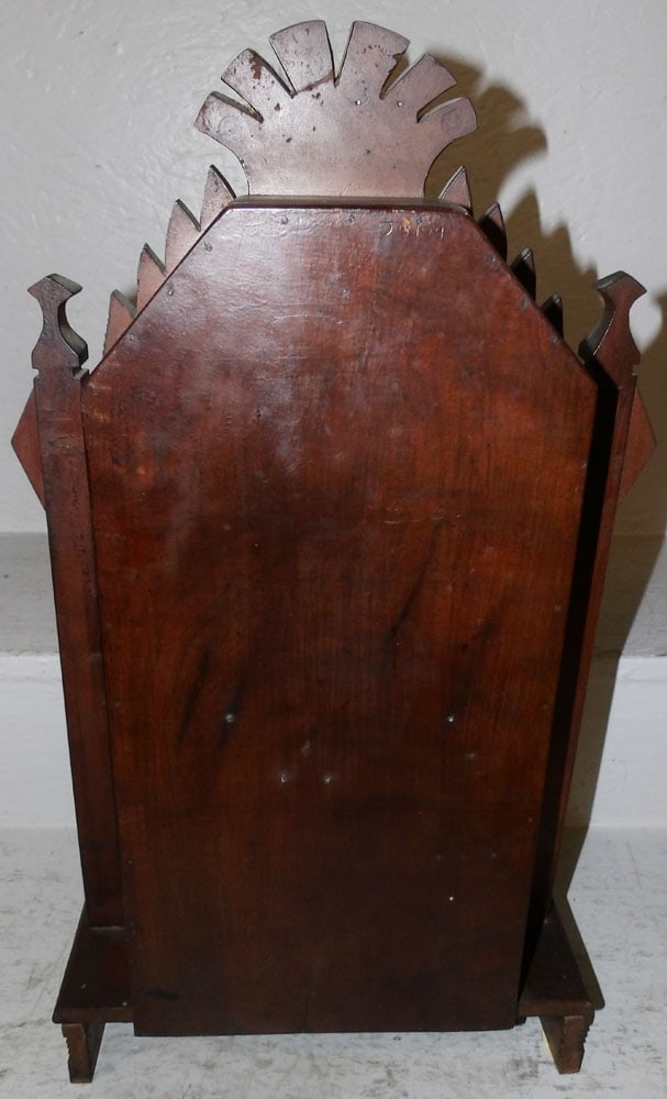 Antique Walnut Victorian Kitchen Clock - 5