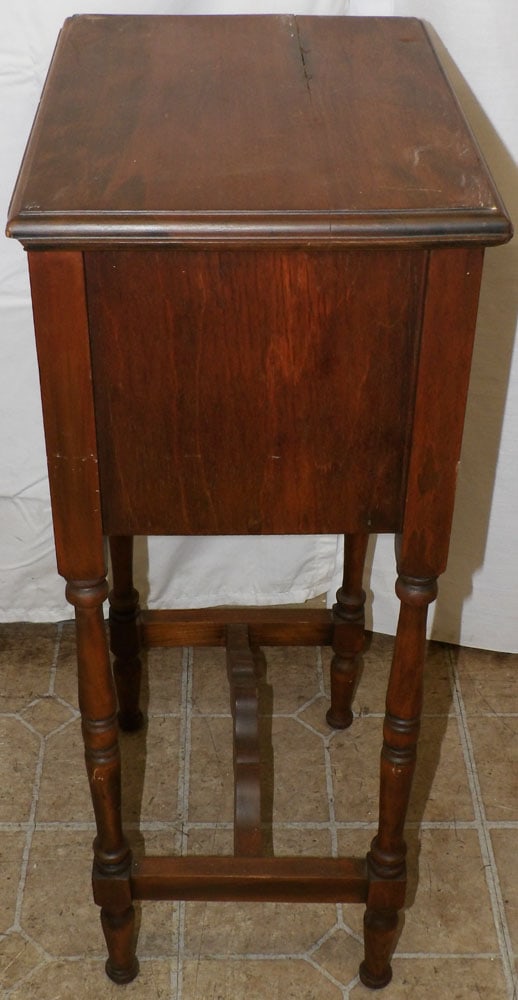 Antique Walnut Smoking Stand - 5