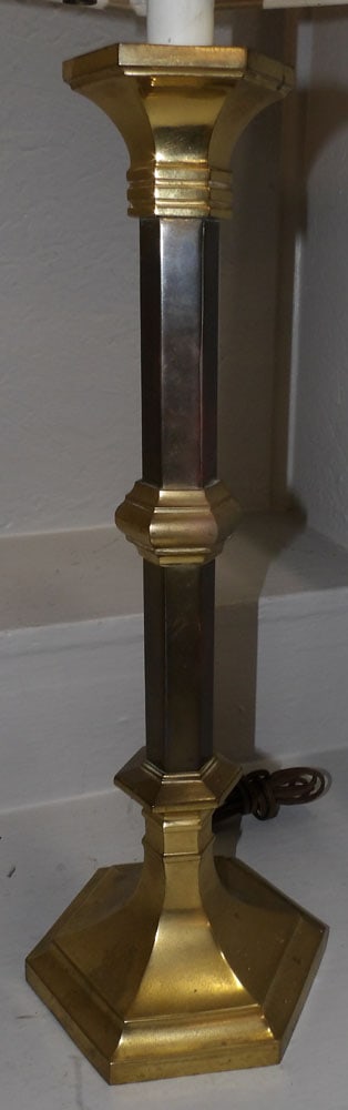 Brass Candlestick Lamp - 2