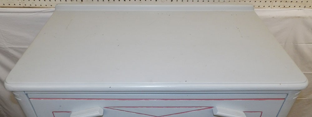 Antique Painted Five Drawer Chest - 2