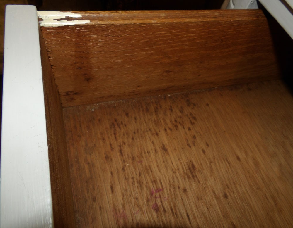 Antique Painted Five Drawer Chest - 5