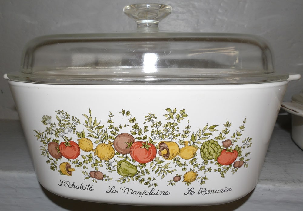 Three Vintage Corning Ware Casseroles - 2