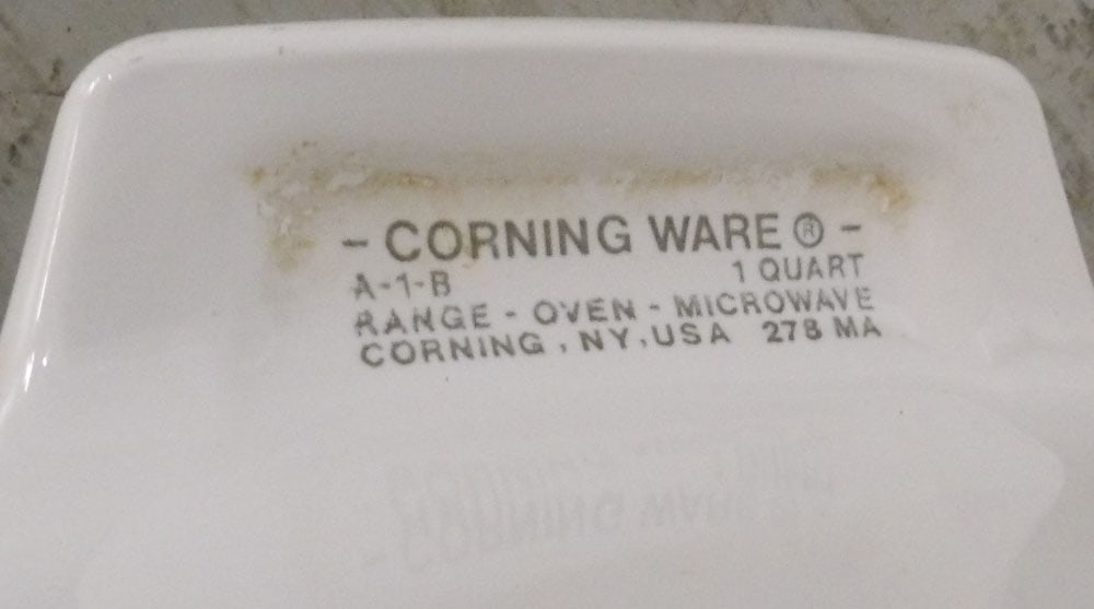 Three Vintage Corning Ware Casseroles - 5