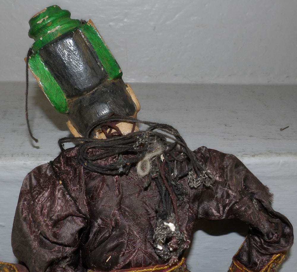 Vintage Painted Wood String Puppet - 5