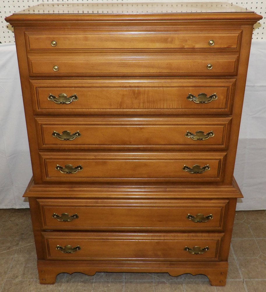 Maple Six Drawer Chest by American (1 of 8)