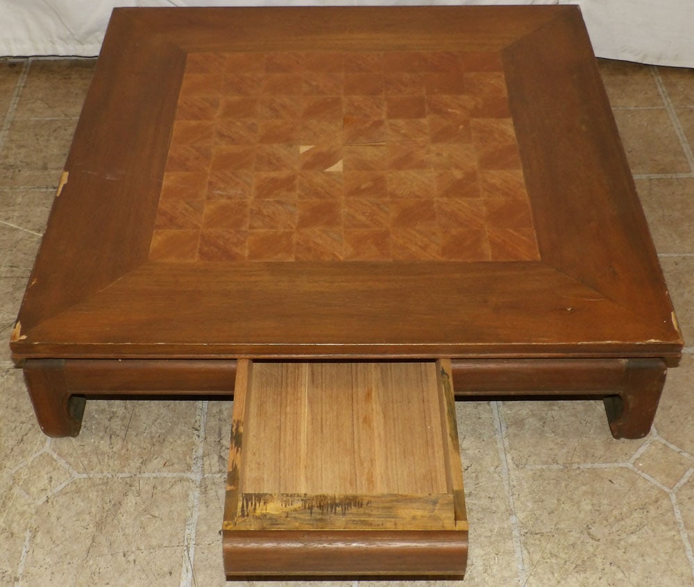 Oriental Teak Wood Low Table - 3