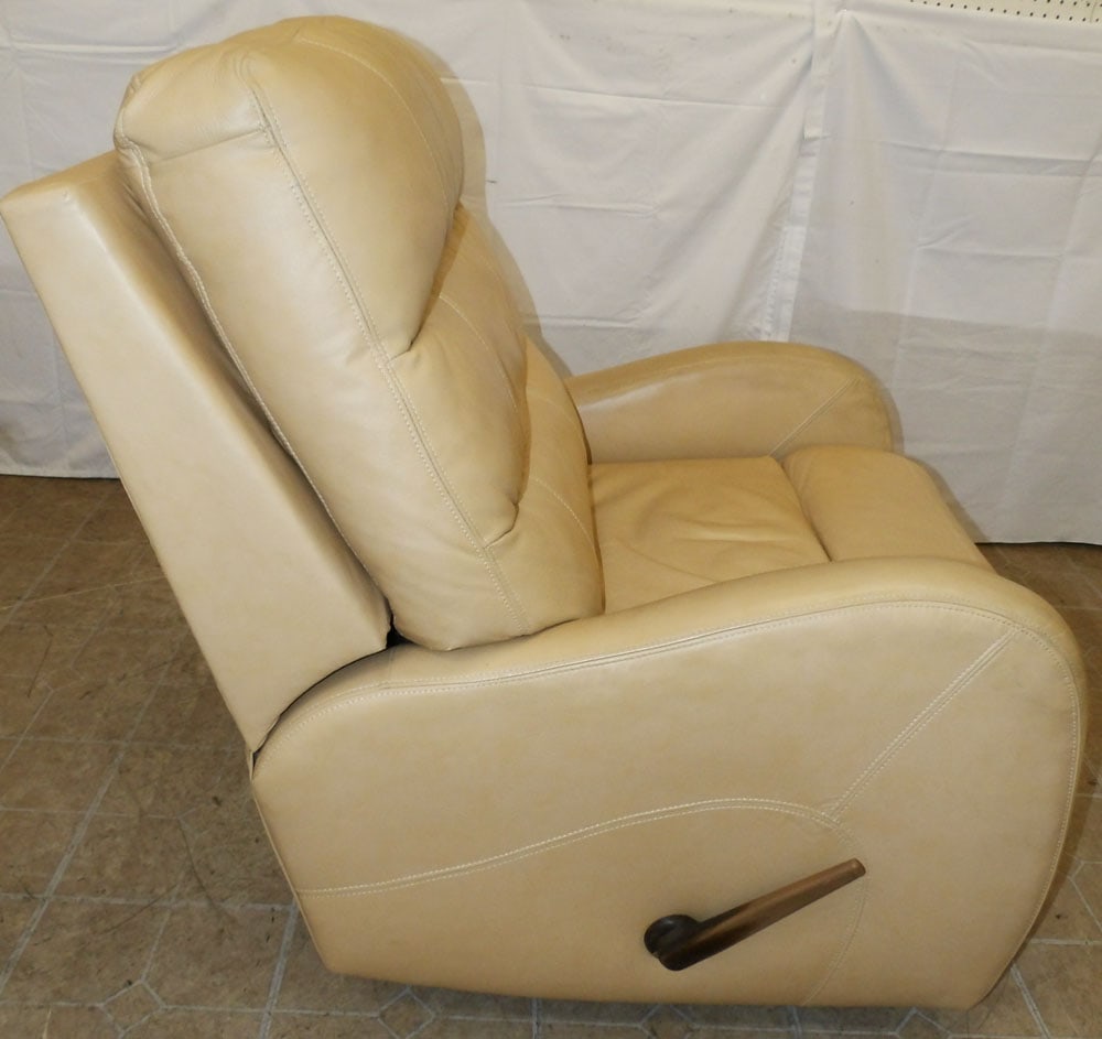 Leather Upholstered Recliner - 4