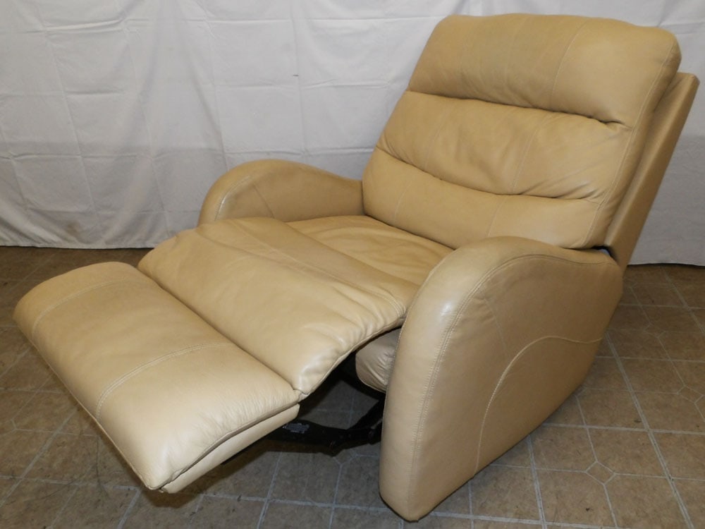 Leather Upholstered Recliner - 6