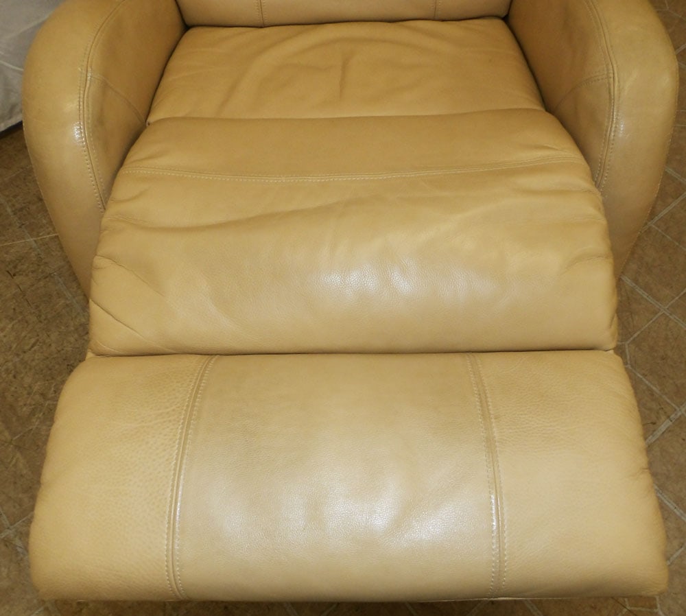 Leather Upholstered Recliner - 7