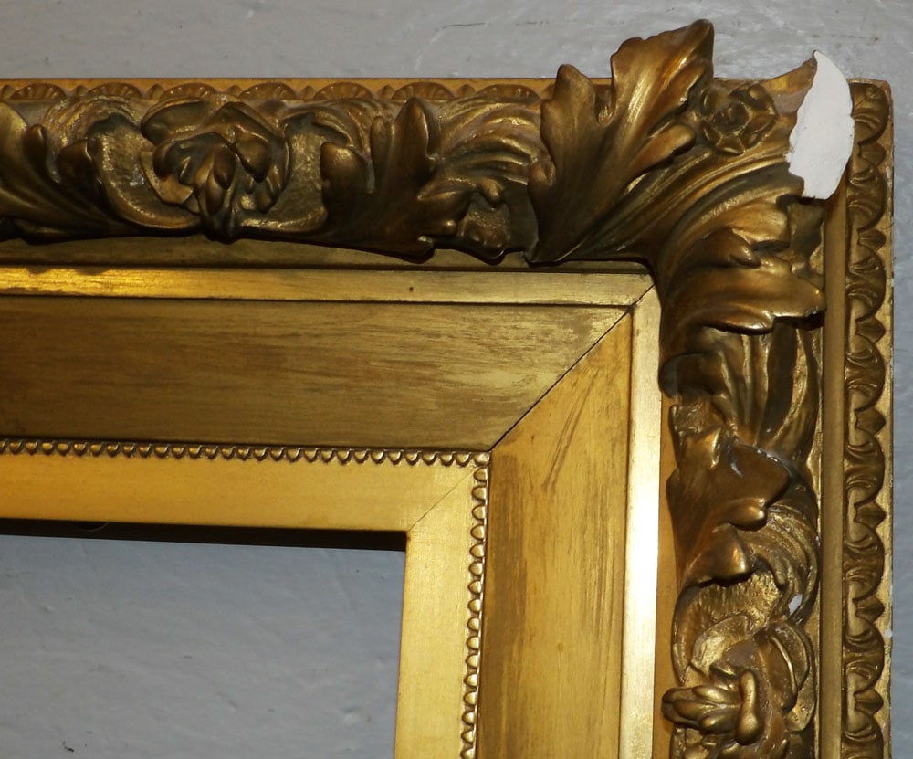 Antique Ornate Gilded Frame - 3