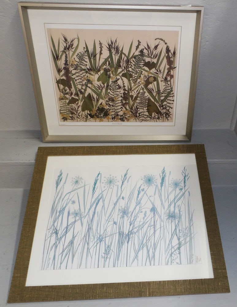 Two Framed Prints: Two Framed Prints . Up to 23" x 27" "ALL DESCRIPTIONS AND ANY CONDITION STATEMENT GIVEN BY LANGSTON AUCTION GALLERY ARE STRICTLY OPINIONS AND LANGSTON'S SHALL HAVE NO RESPONSIBILITY FOR ERRORS OR OMIS