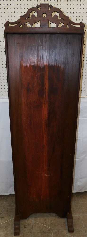Decorative Wood Panel: Decorative Wood Panel. 68" H 21" W 12 3/4" D "ALL DESCRIPTIONS AND ANY CONDITION STATEMENT GIVEN BY LANGSTON AUCTION GALLERY ARE STRICTLY OPINIONS AND LANGSTON'S SHALL HAVE NO RESPONSIBILITY FOR