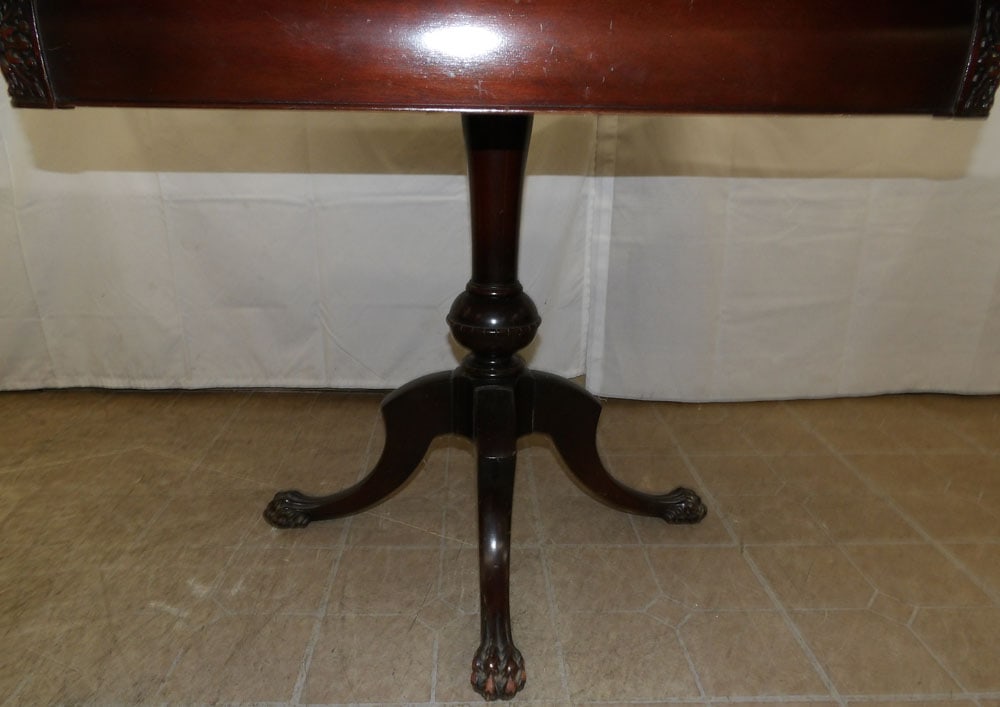 Mahogany Fold Over Top Game Table - 6