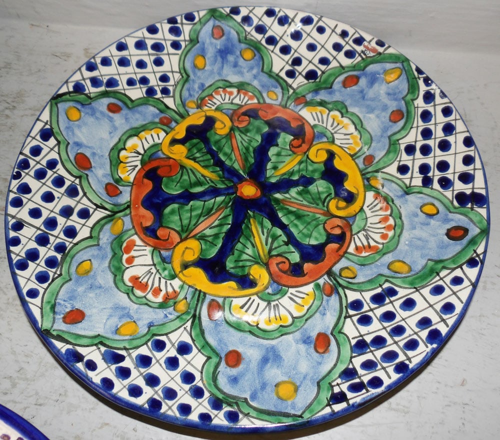 Three Polychrome Decorated Pieces - 4