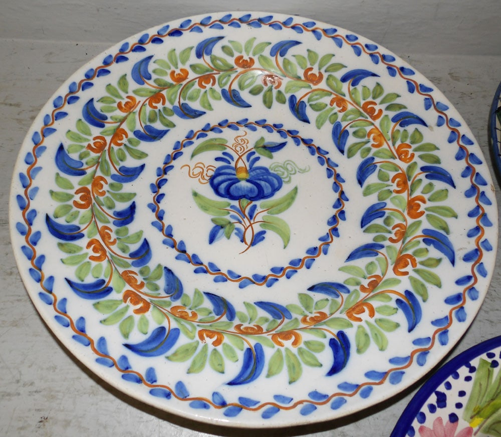 Three Polychrome Decorated Pieces - 5