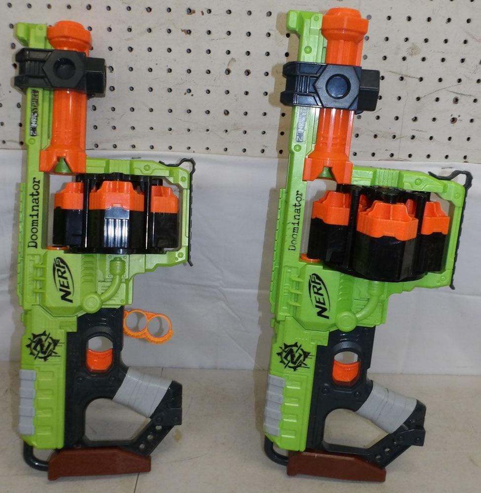 Two Nerf Dominator Toy Guns - 3