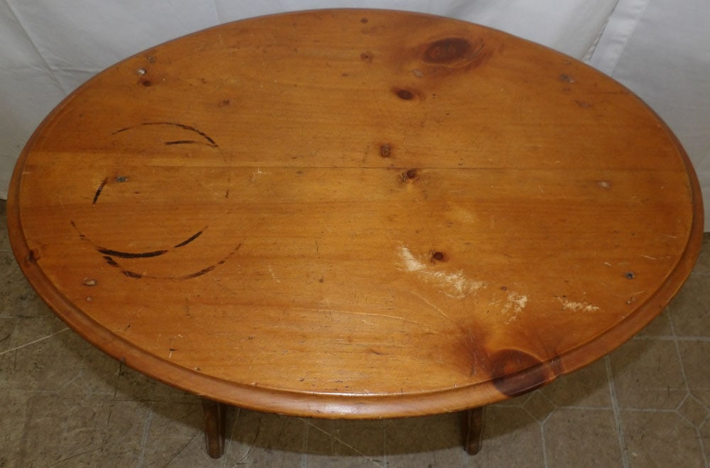 Antique Pine Jenny Lind Cottage Table - 2