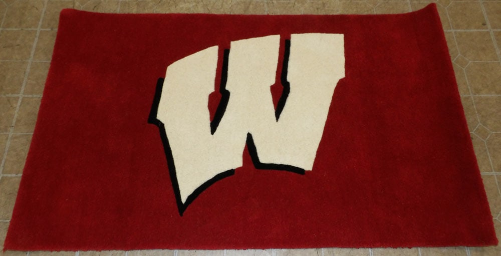 3' x 4' 11" Wool Rug: 3' x 4' 11" Wool Rug. "ALL DESCRIPTIONS AND ANY CONDITION STATEMENT GIVEN BY LANGSTON AUCTION GALLERY ARE STRICTLY OPINIONS AND LANGSTON'S SHALL HAVE NO RESPONSIBILITY FOR ERRORS OR OMISSIONS. THE