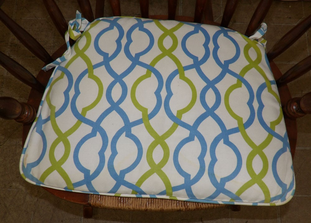 Maple & Rush Seat Rocker - 2