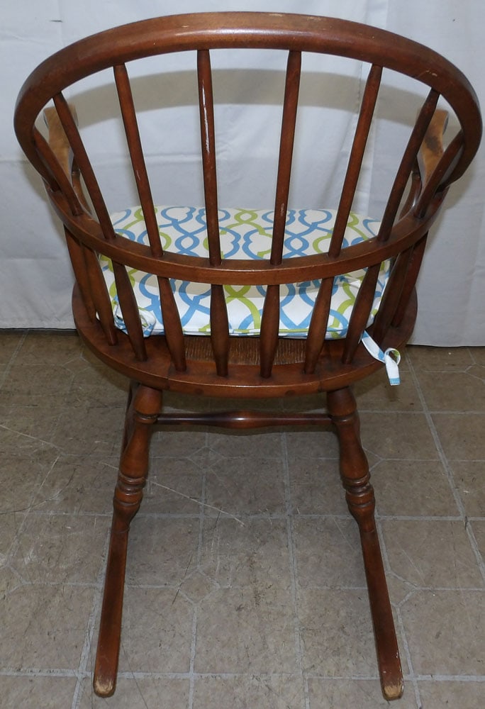 Maple & Rush Seat Rocker - 6