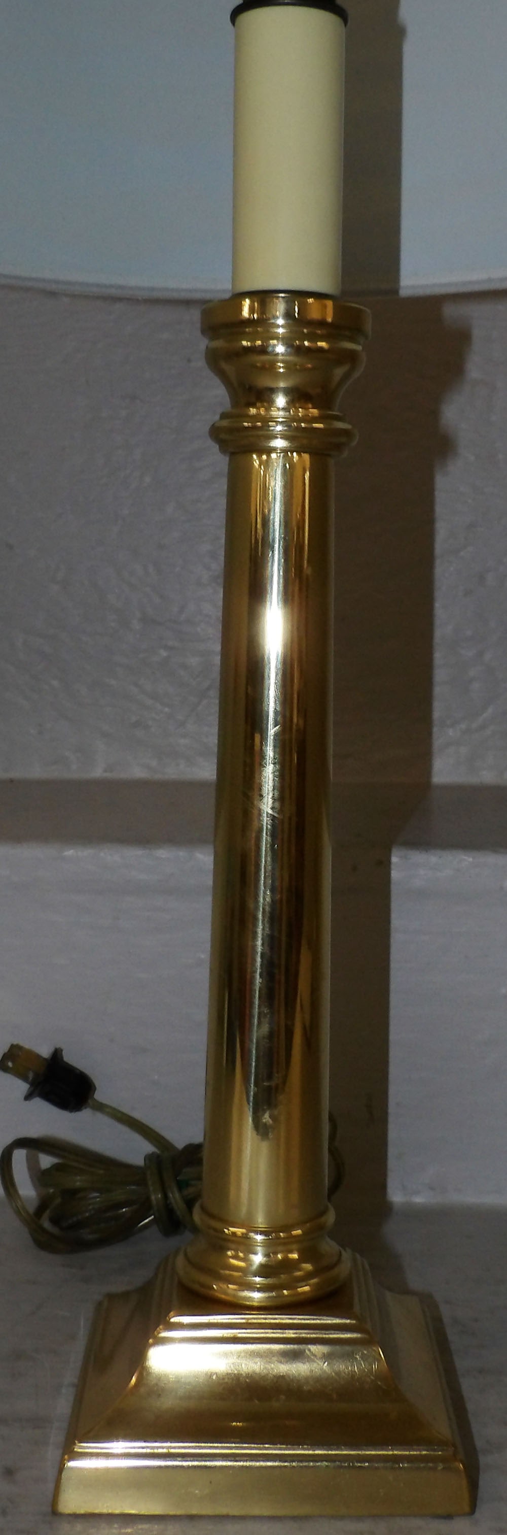 Brass Candlestick Lamp - 3
