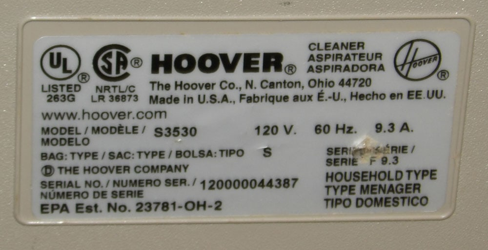 Hoover Vacuum Cleaner - 8